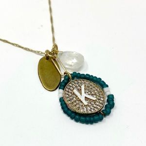 Anthropologie Initial Necklace 